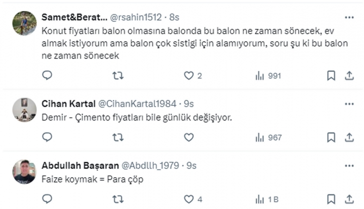 Konut fiyatlarında balon var mı? 500 bin TL nin faiz kazancı, 4 milyon TL lik evin kira getirisinden fazla! 