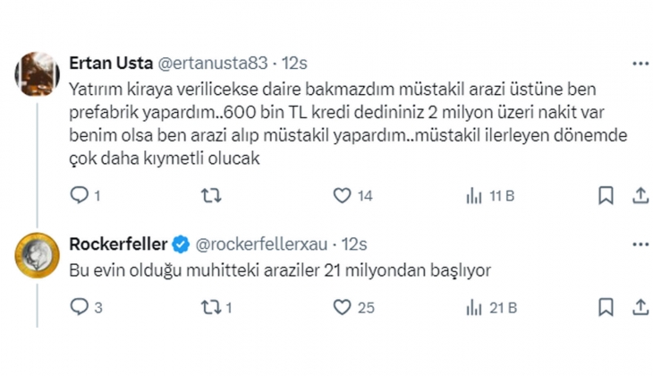 2.3 milyon TL ye ev alacakların aylık ödemesi 21.790 TL! Artık hesaplar Kiracı yarısını öder diyerek yapılıyor!