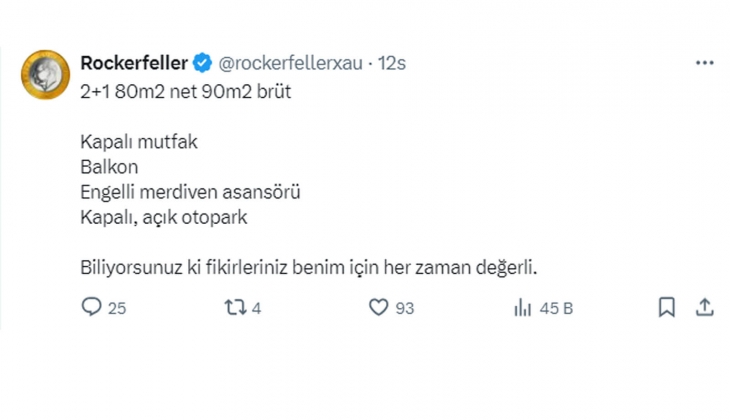 2.3 milyon TL ye ev alacakların aylık ödemesi 21.790 TL! Artık hesaplar Kiracı yarısını öder diyerek yapılıyor!