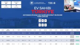 Adıyaman’da TOKİ hak sahiplerinin konutları belirlendi